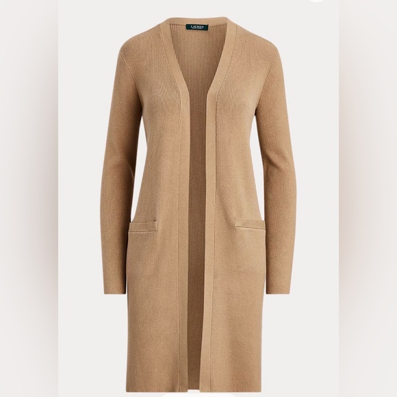 Ralph Lauren Sweaters - New with tags Ralph Lauren camel Women's Cardigan size large